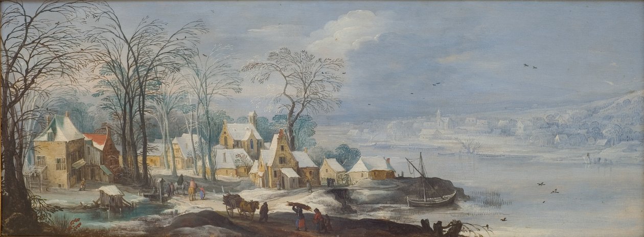 Paisagem de inverno de Joos de II Momper
