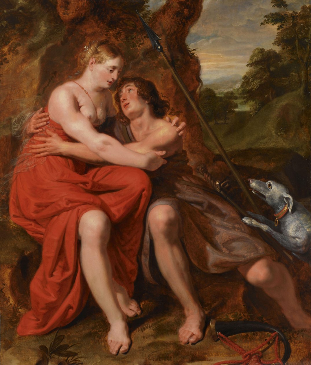 Vênus e Adônis de Joos de Pape