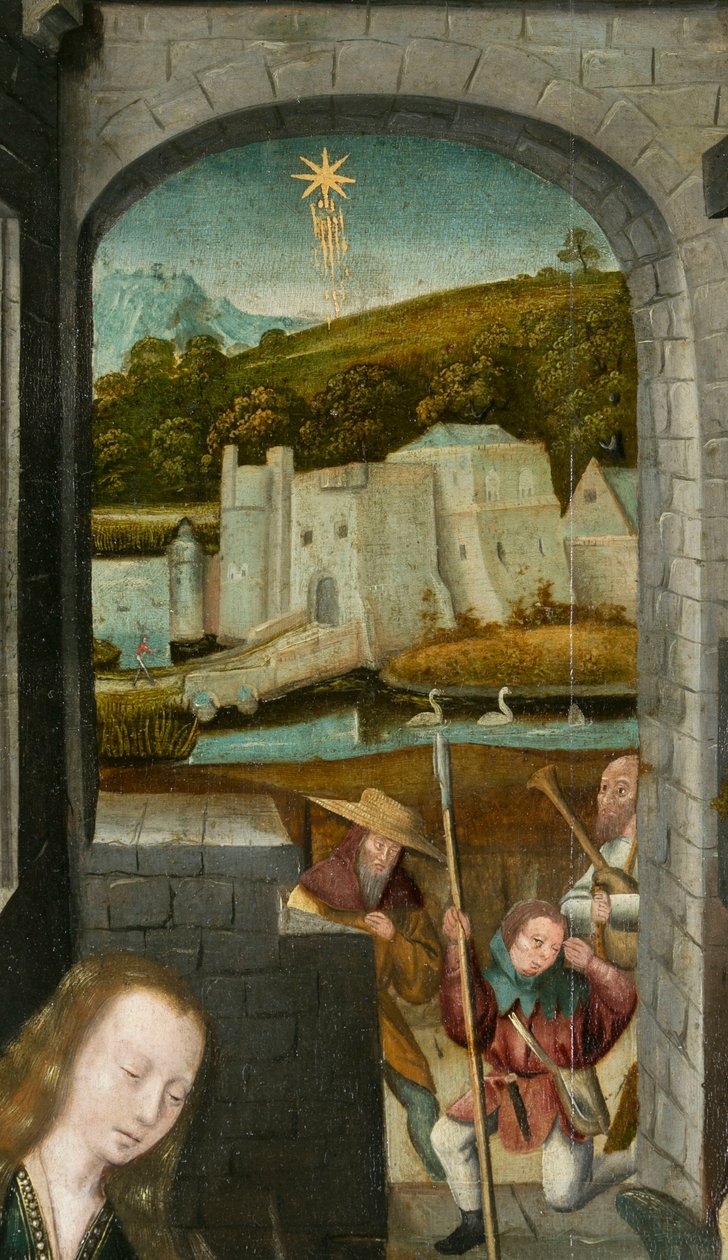 Tríptico de Belém, por volta de 1540 (pintura em madeira) de Joos van (attr. to) Cleve
