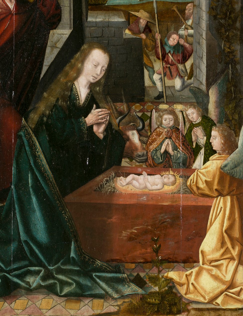 Tríptico de Belém, por volta de 1540 (pintura em madeira) de Joos van (attr. to) Cleve