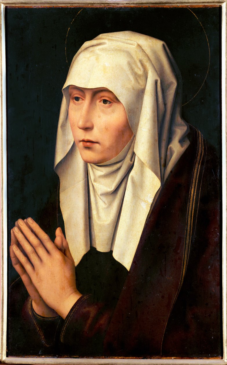 Mater Dolorosa (óleo sobre madeira) de Joos van Cleve
