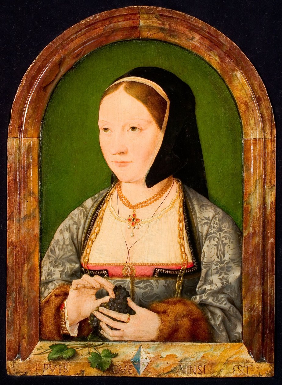 Retrato de Agniete van den Rijne de Joos van Cleve