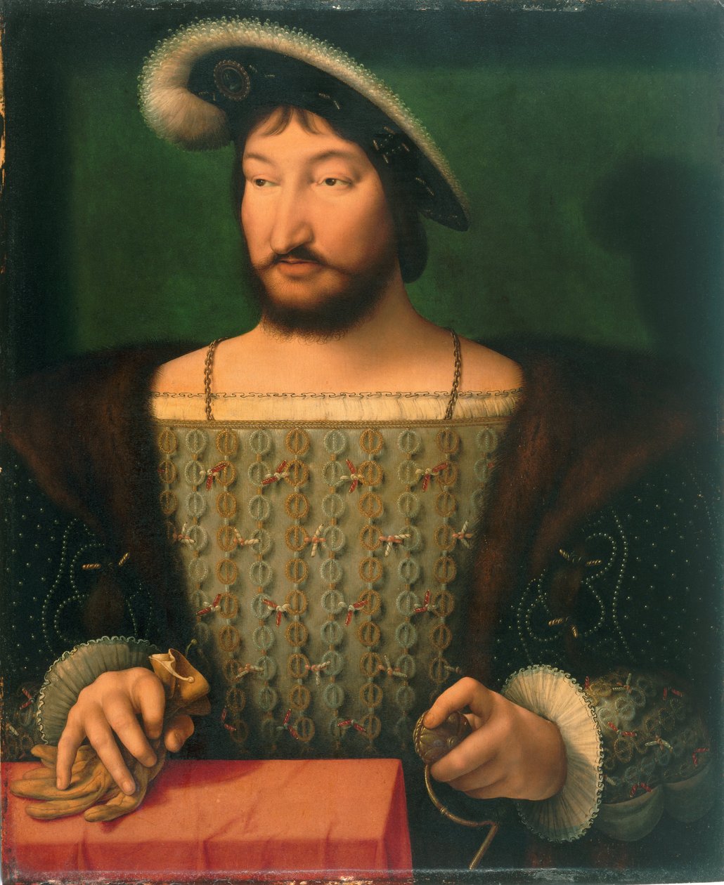Retrato de François I, Rei de França de Joos van Cleve