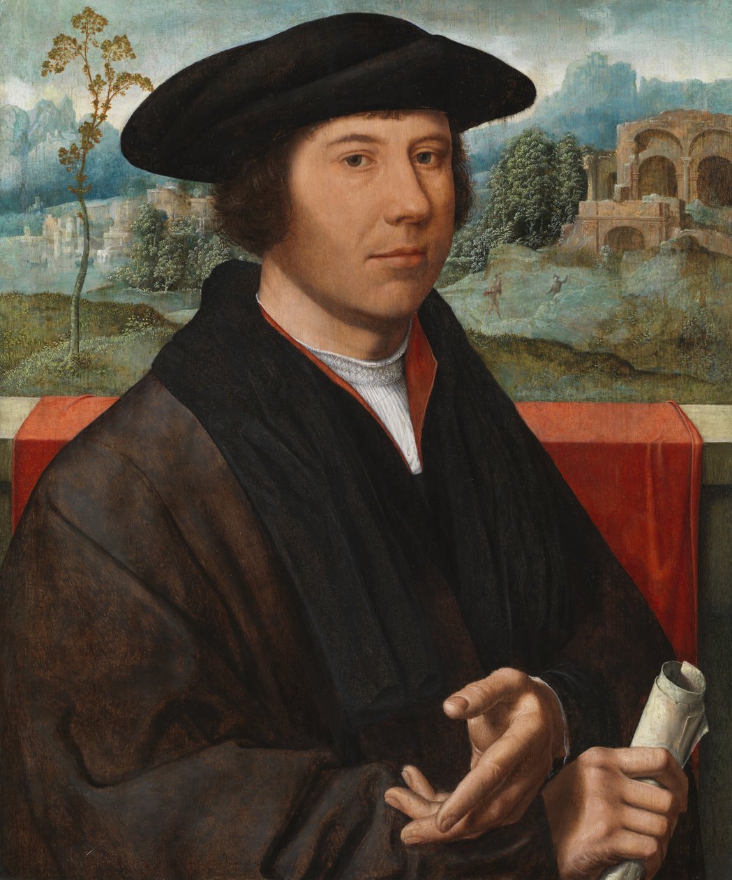 Retrato de um homem, 1528-29 de Joos van Cleve
