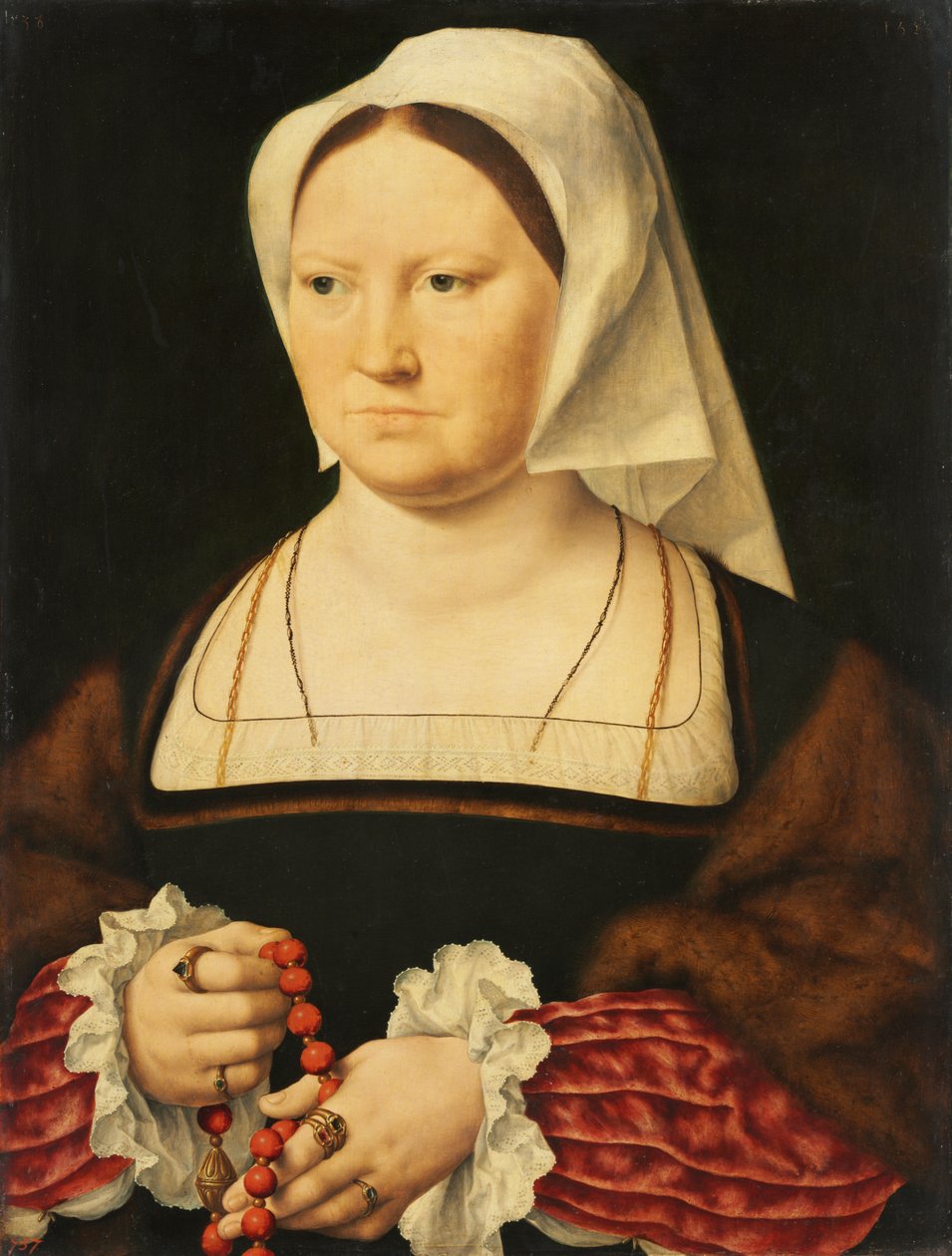 Retrato de uma mulher, 1525 de Joos van Cleve