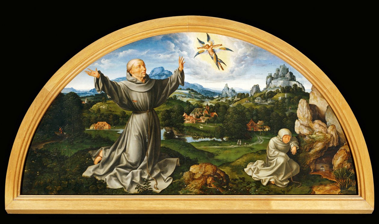 Retábulo da Exploração de Cristo ... de Joos van Cleve