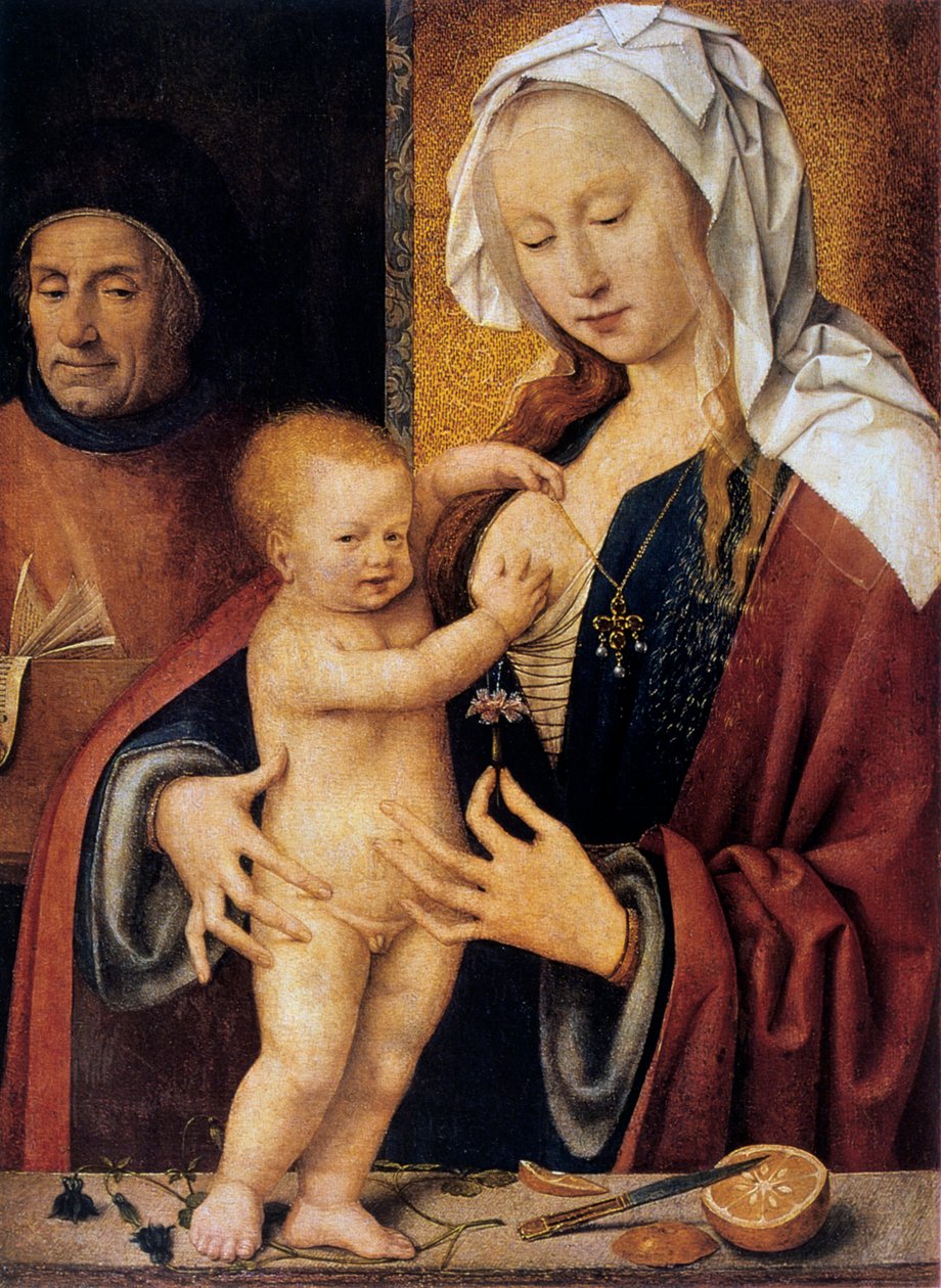 A Sagrada Família, século XVI. de Joos van Cleve