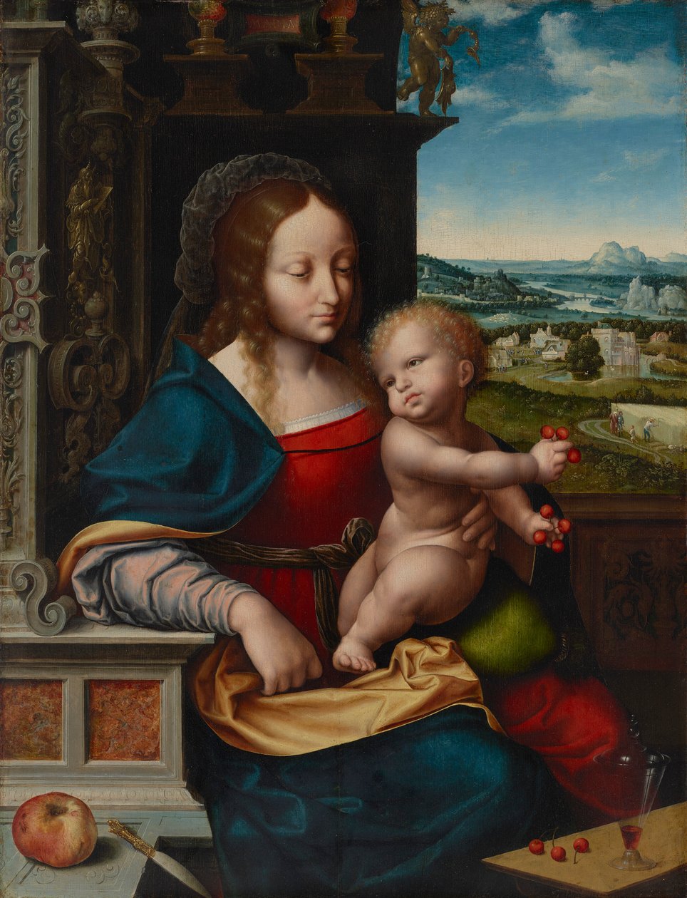 A Madona das Cerejas de Joos van Cleve