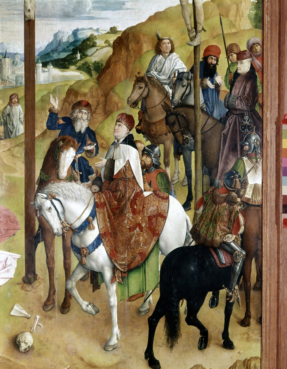 Tríptico da Crucificação de Gand de Joos van Gent (fl.1460 75)