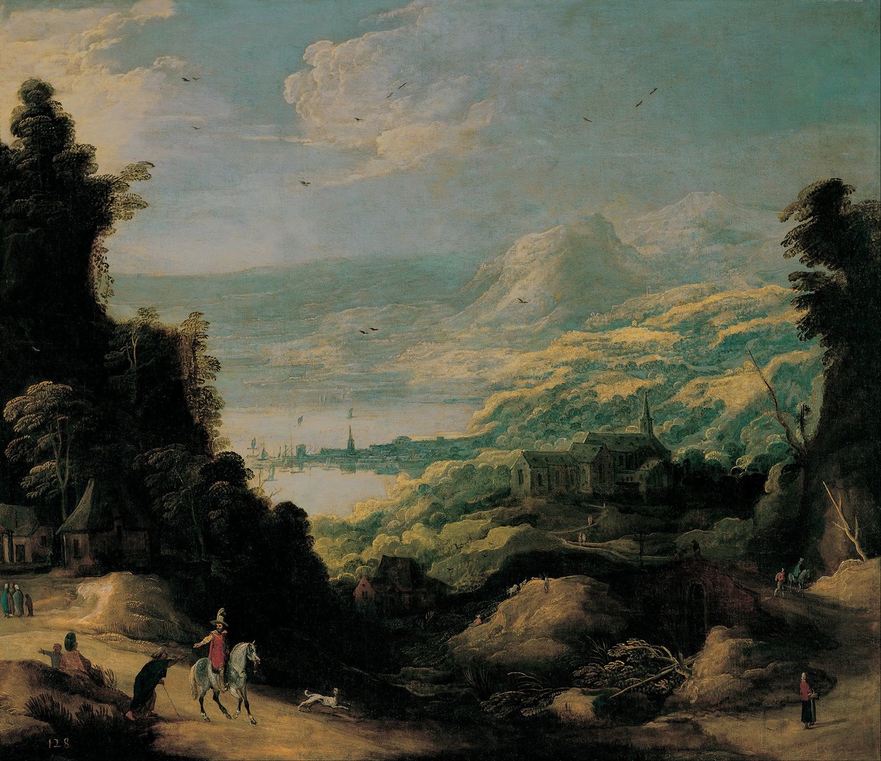 Paisagem montanhosa de Joos or Josse de Momper