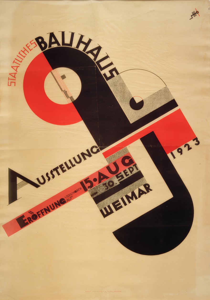 Exposição Bauhaus estatal Weimar 1923 de Joost Schmidt