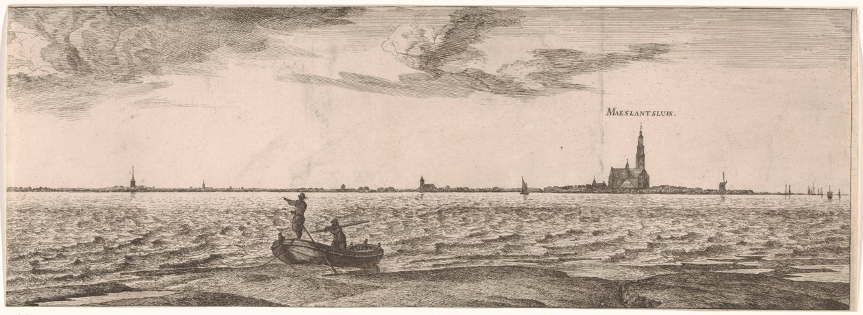 Vista de Maassluis
Cartão postal (título da série) de Joost van Geel