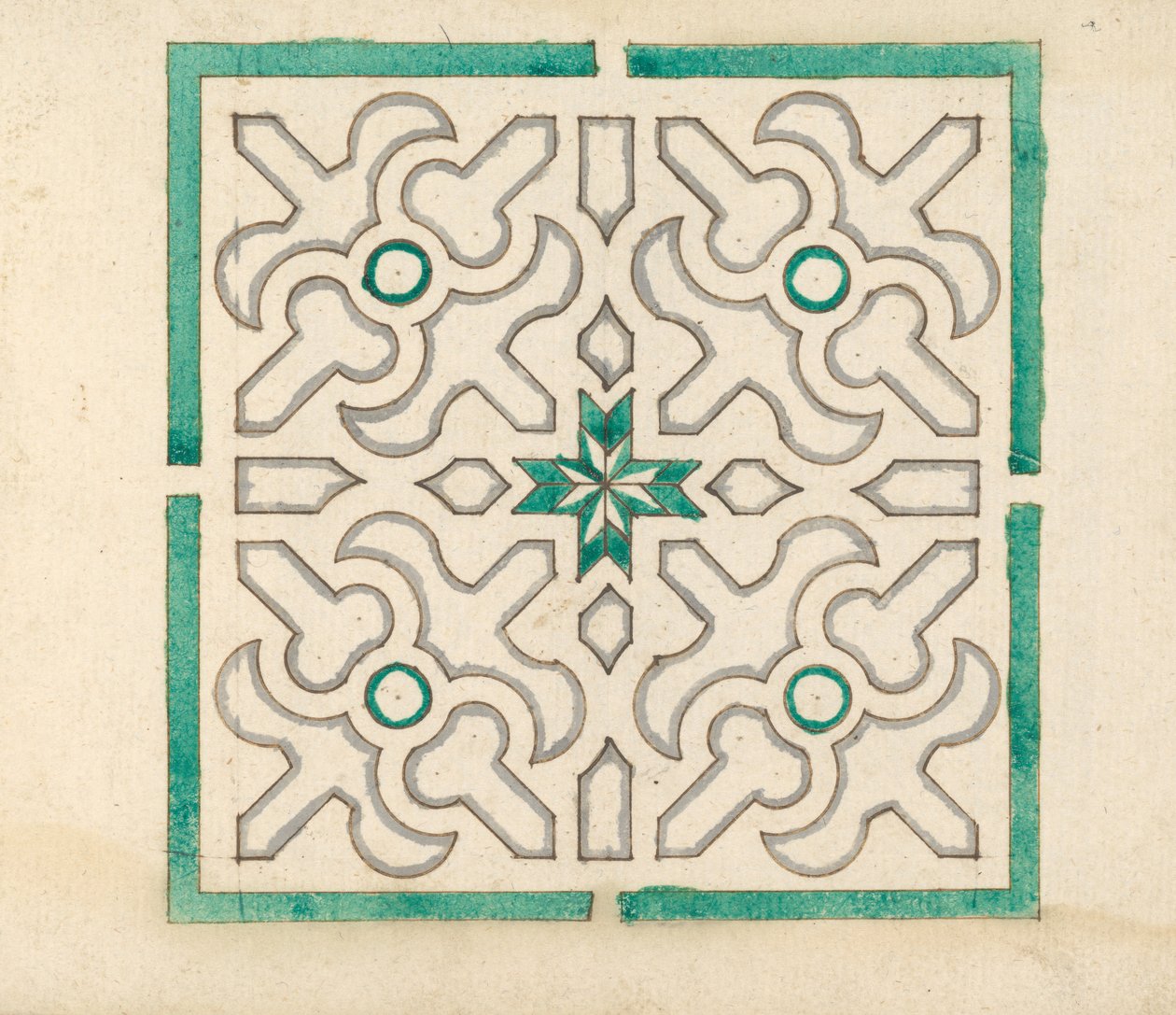 Álbum contendo 75 Desenhos para Treliças & Parterres, ca. 1610-40. de Jorg Rurfinger