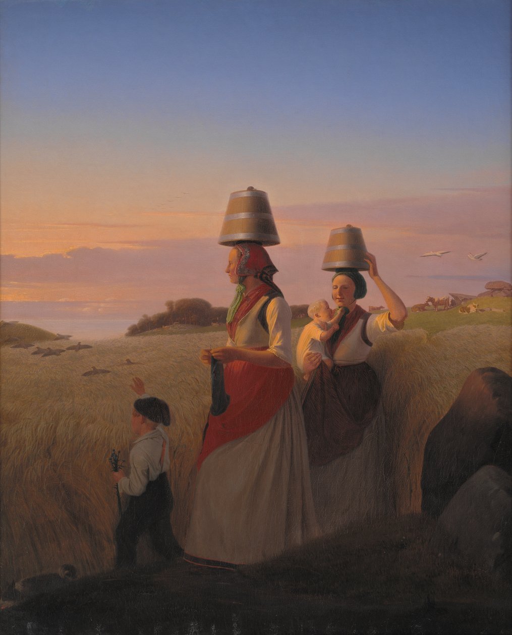 Cena Rural, 1848 de Jorgen Valentin Sonne