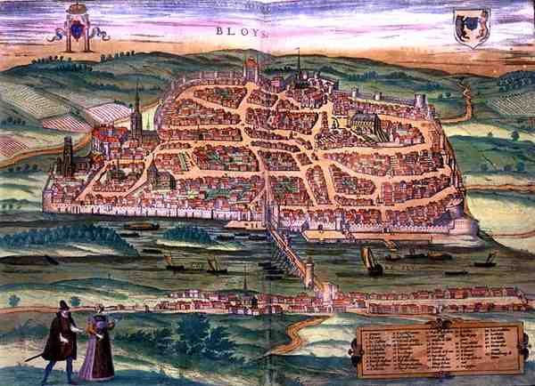 Mapa de Blois, de 