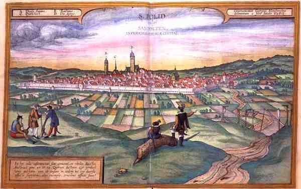 Mapa de St Polten, de 