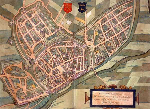 Mapa de Wesel, de 