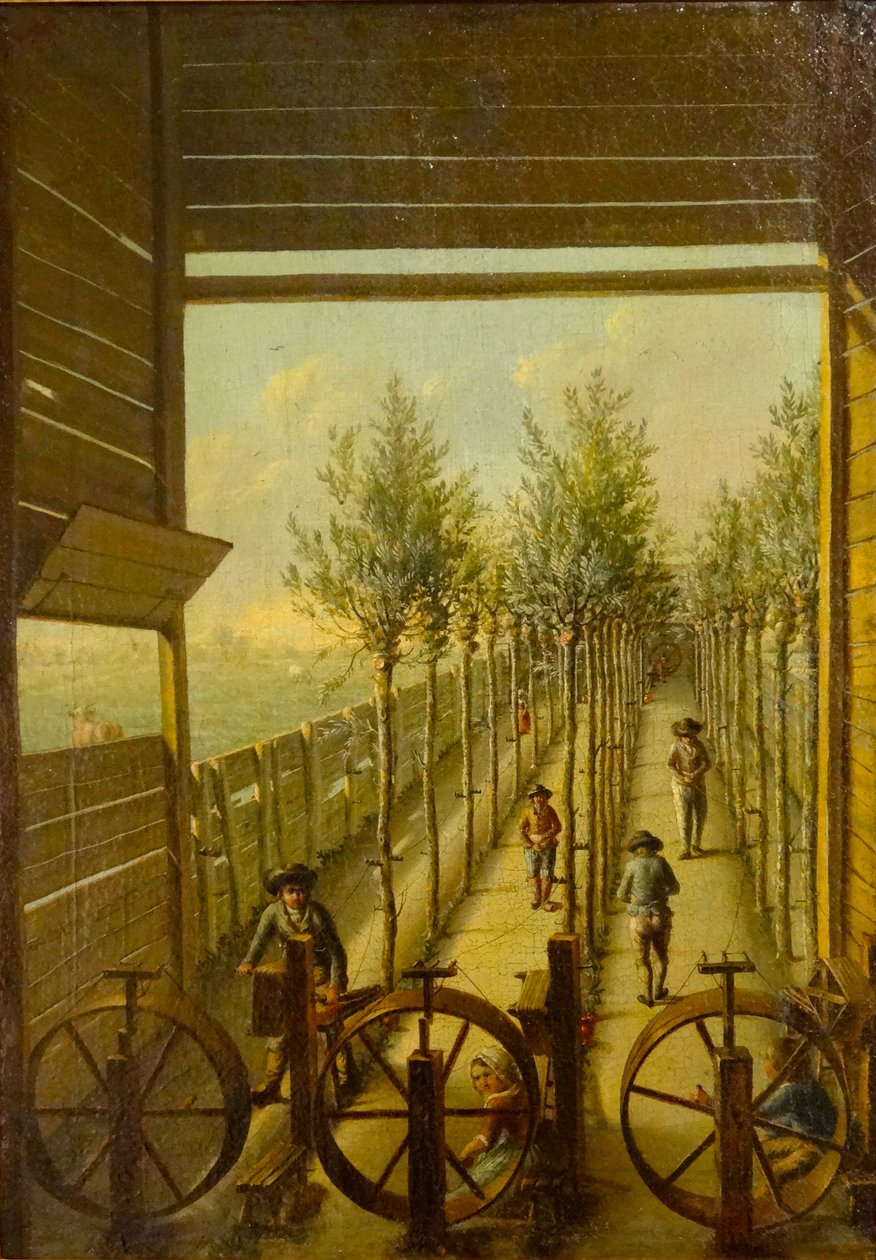 Kleingarenbaan no Jaagpad, em Gouda, em 1795 de Joris Herst