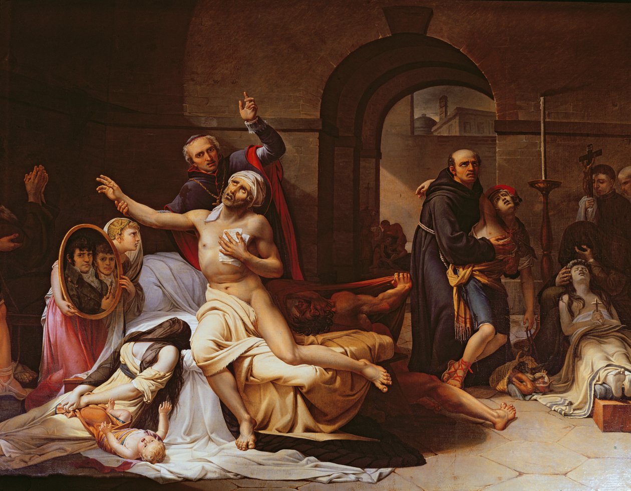 A epidemia de febre amarela em Valência, c.1806 de José Aparicio