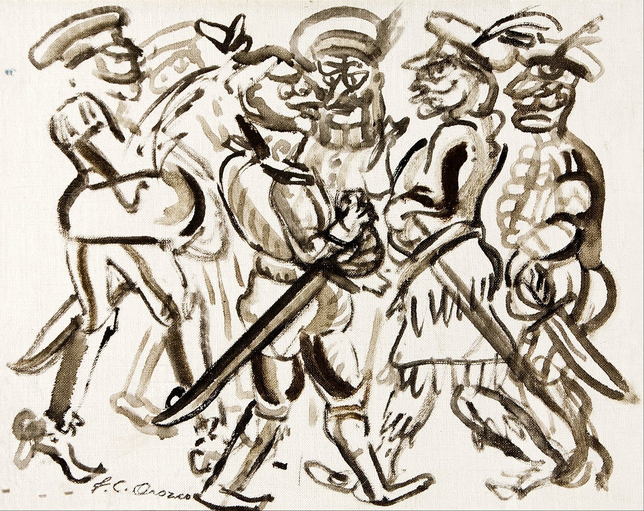 Staff of Jesters de José Clemente Orozco