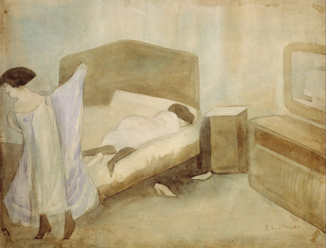 O quarto de José Clemente Orozco