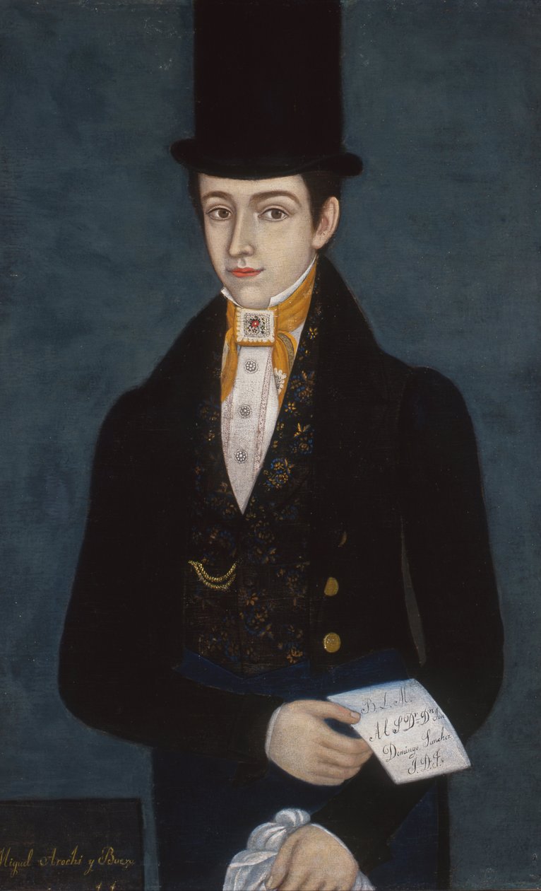 Retrato de Miguel Arochi y Baeza de José María Estrada