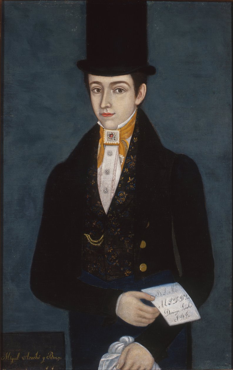 Retrato de Miguel Arochi e Baeza de José María Estrada