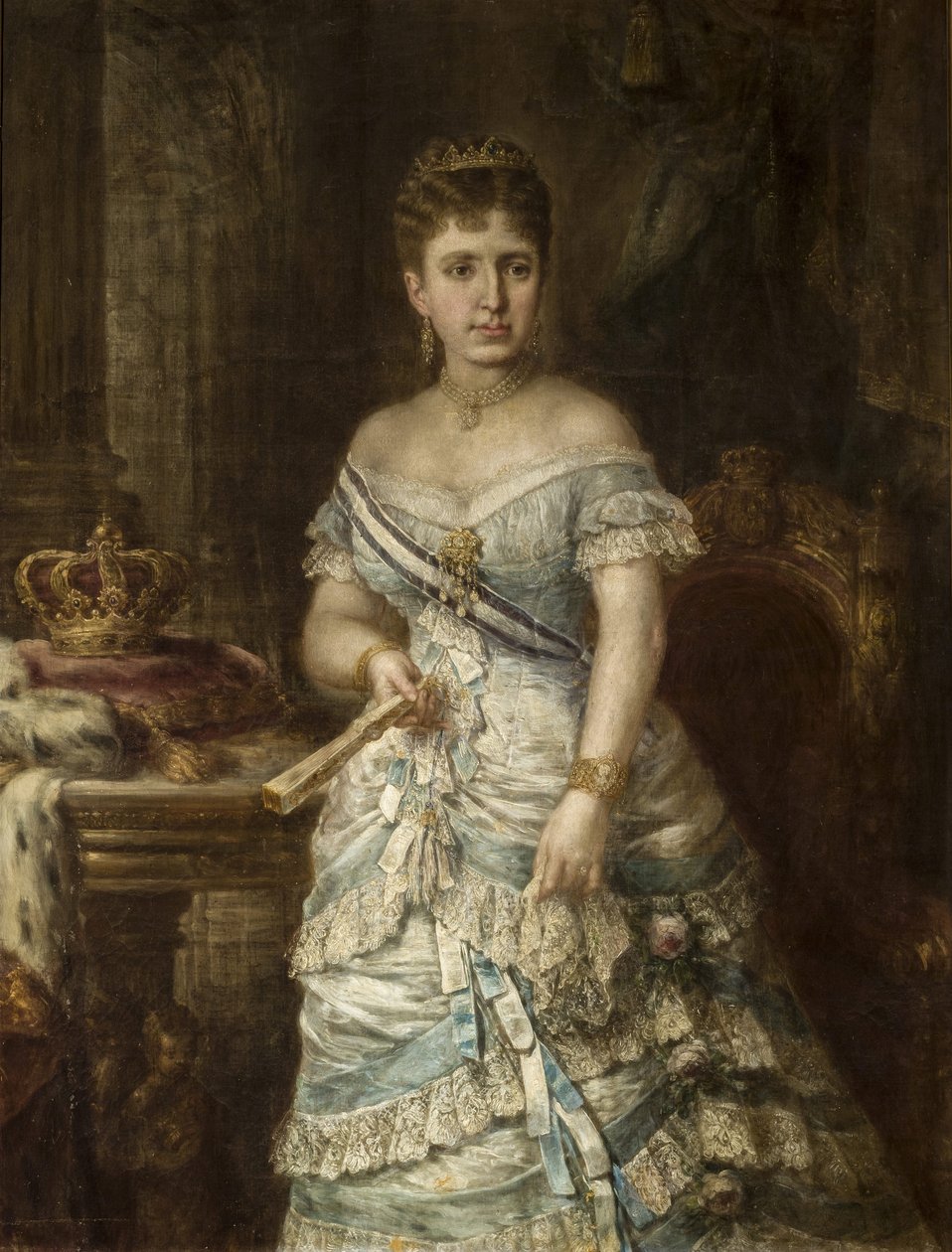 Rainha Maria da Mercedes de Orleans de José María Romero y López