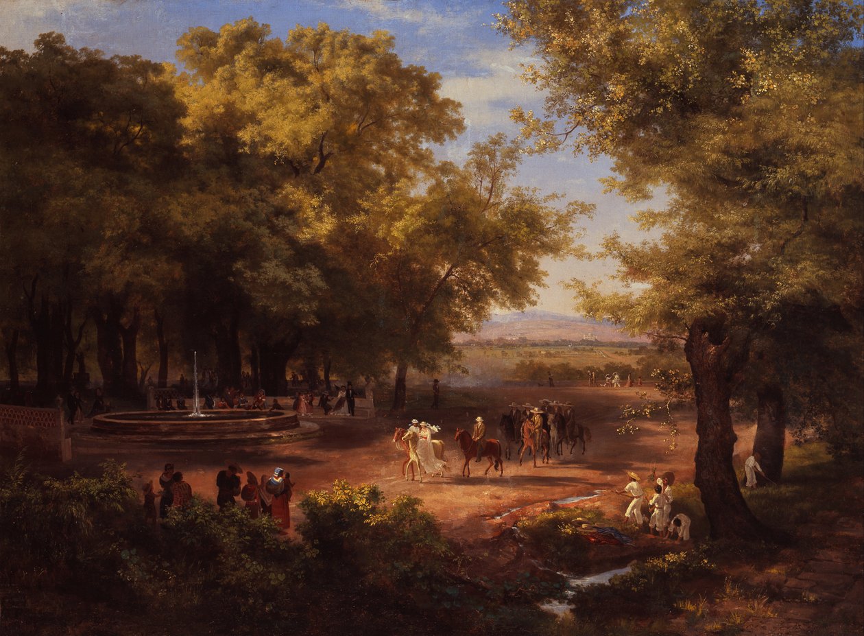 A cidade do México Alameda de José Marí Velasco