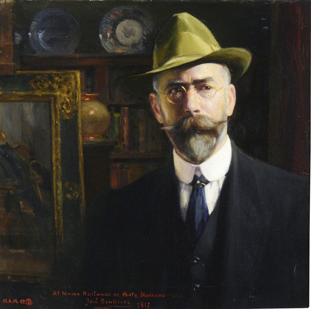 Espanhol:  Autorretrato Autorretrato de Jose Benlliure y Gil