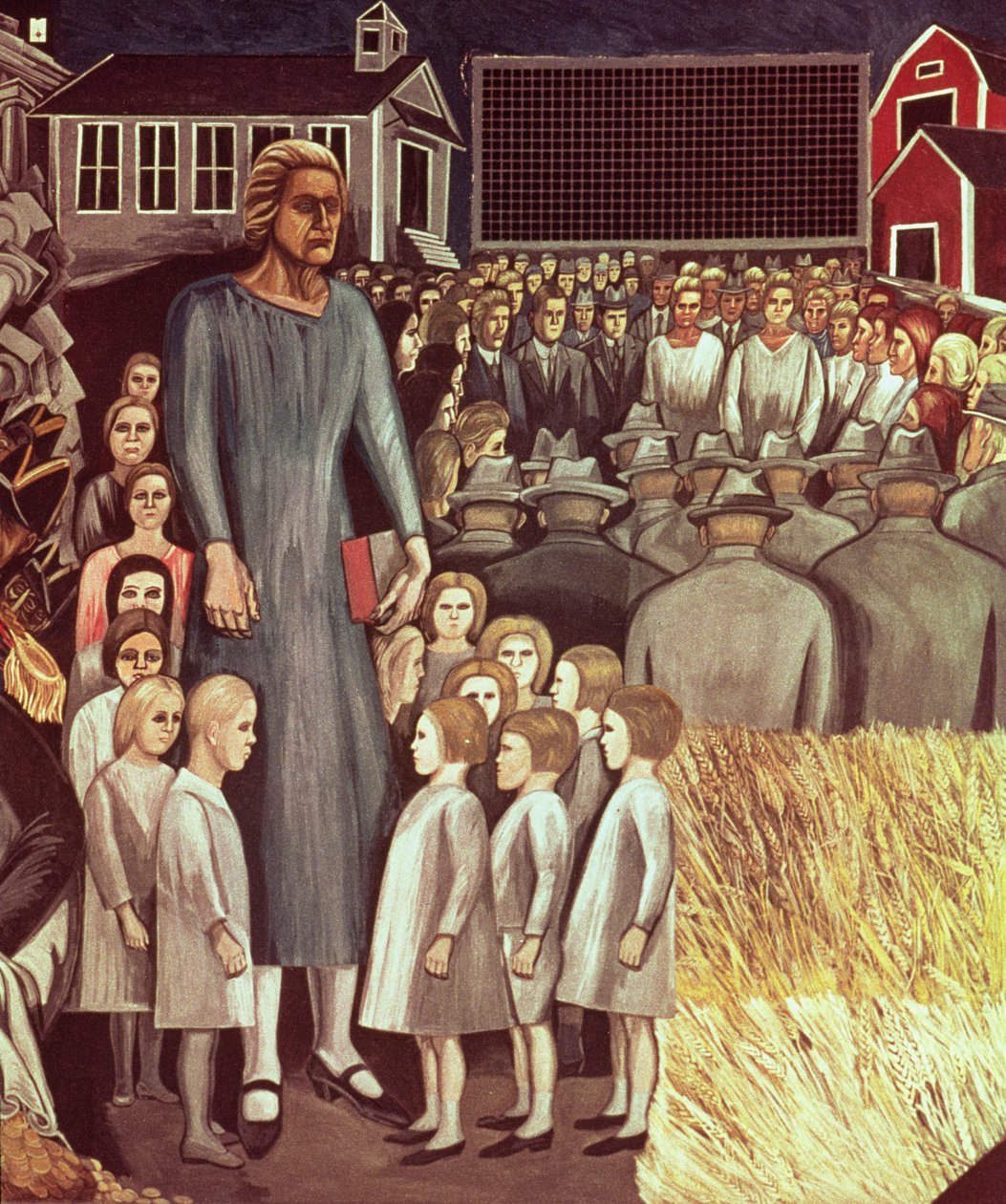 Anglo-América, da Época da Civilização Americana de José Clemente Orozco