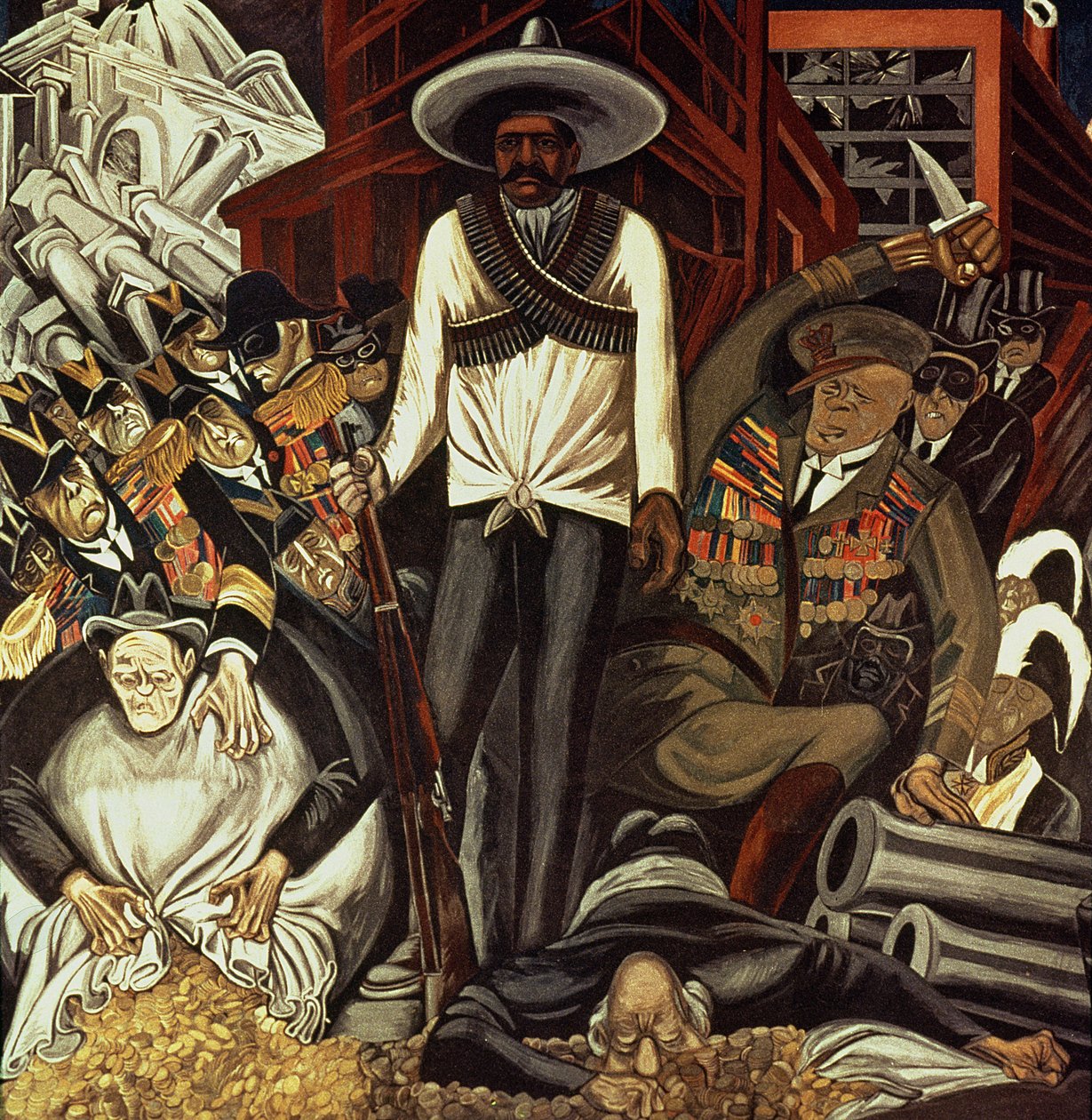 Hispano-América, de The Epic of American Civilization de José Clemente Orozco