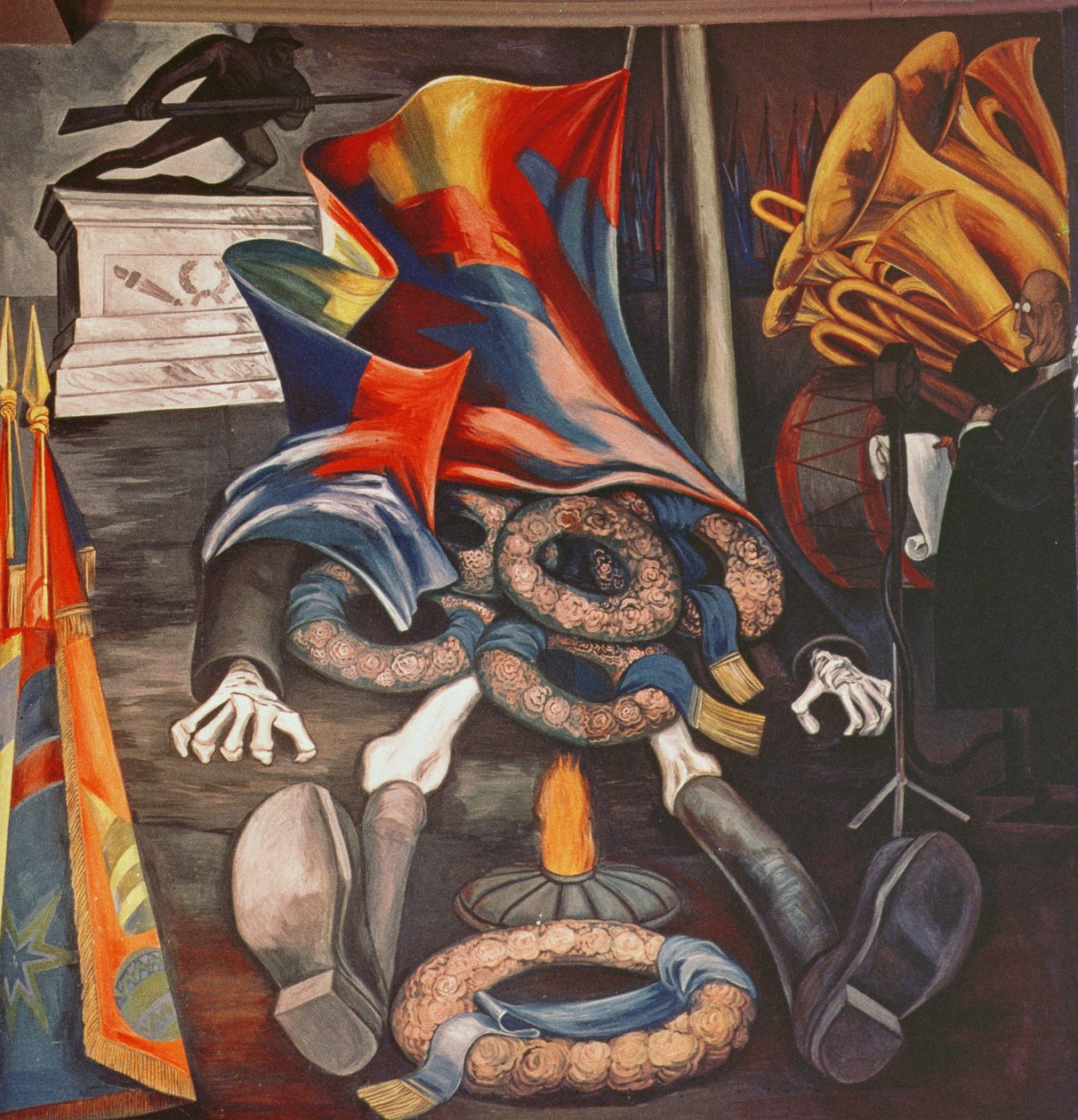 Sacrifício Humano Moderno de José Clemente Orozco