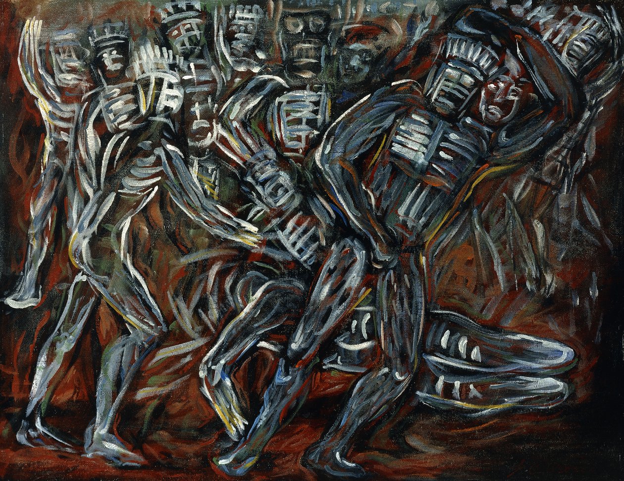 Os Deuses Brancos; Los Teules de José Clemente Orozco