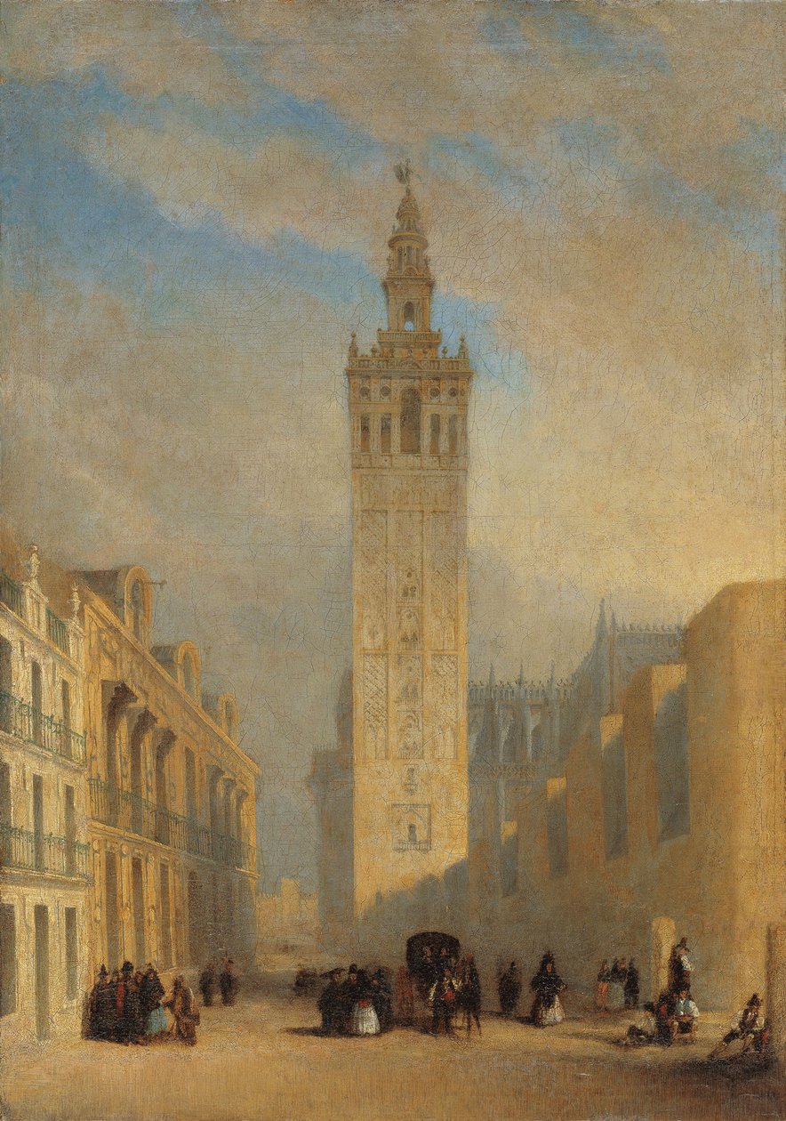 A Giralda vista da Calle Placentines de José Domínguez Bécquer