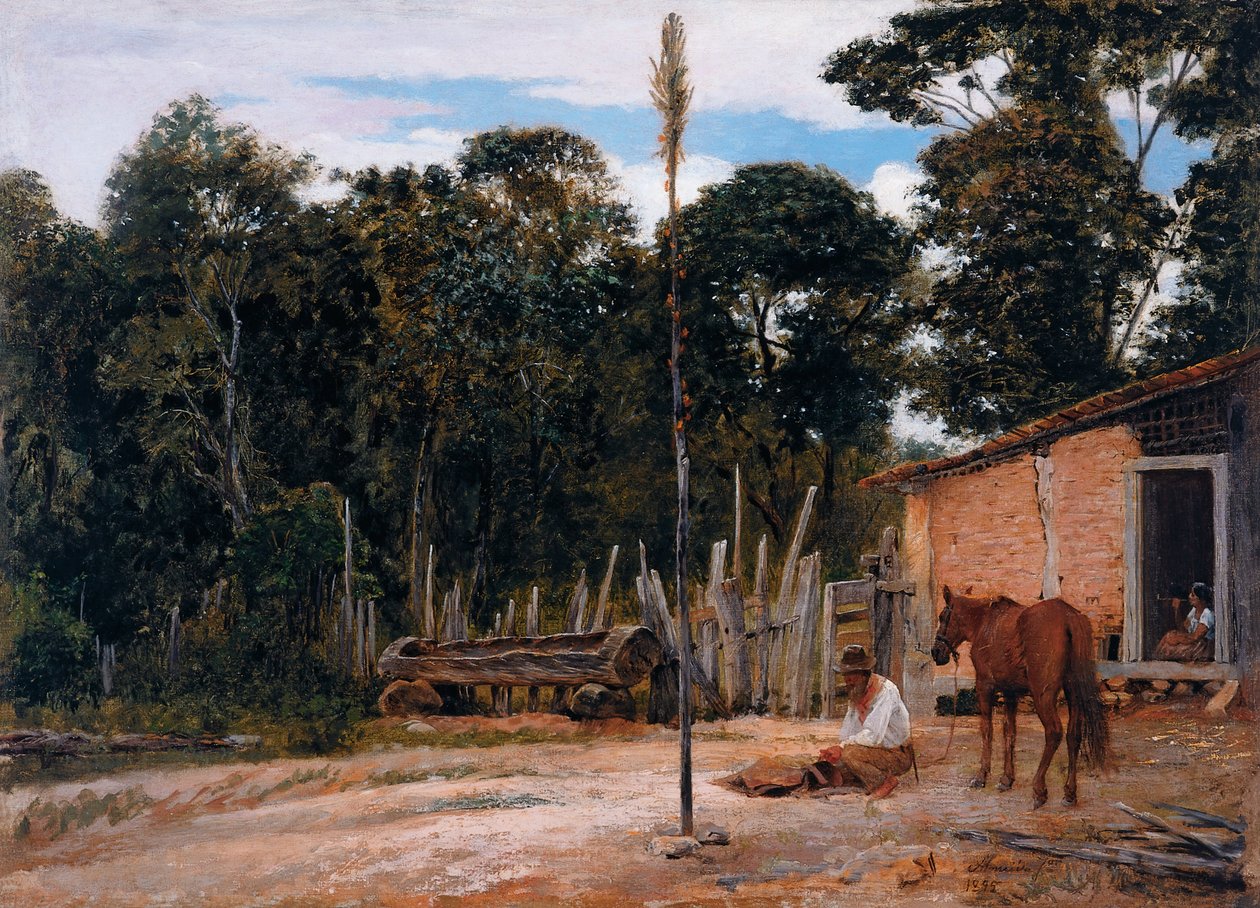 Apertar a sela de José Ferraz de Almeida Júnior