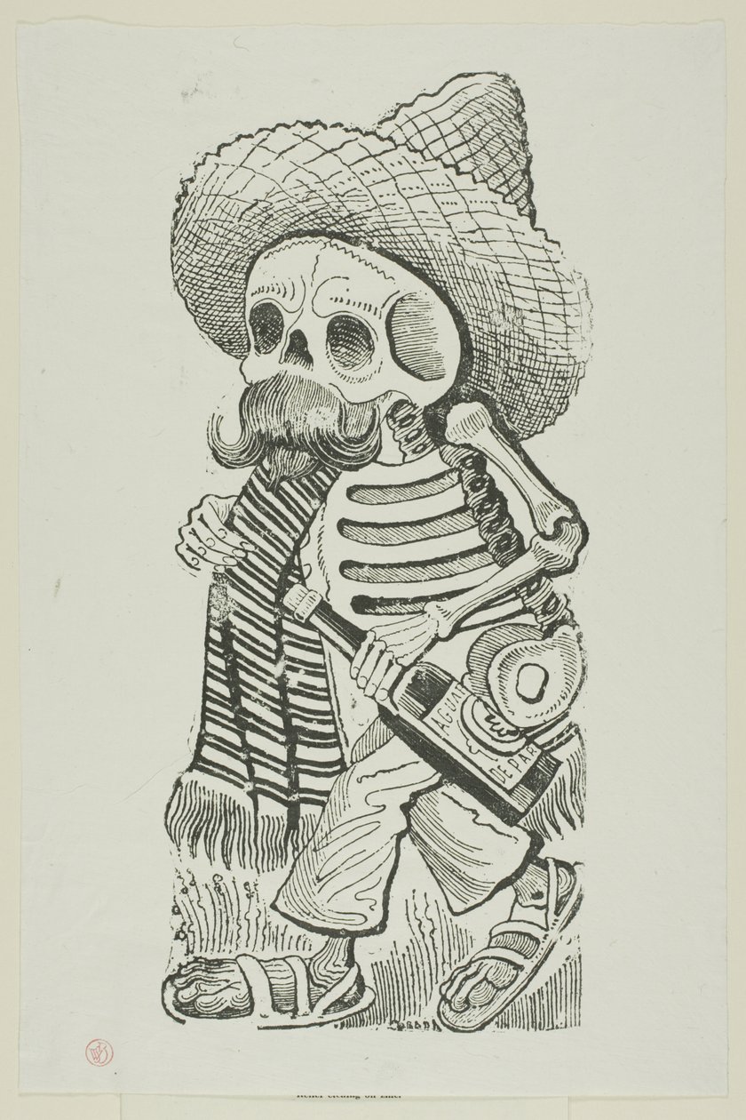 Calavera de Francisco Madero, de Calavera Maderista de José Guadalupe Posada