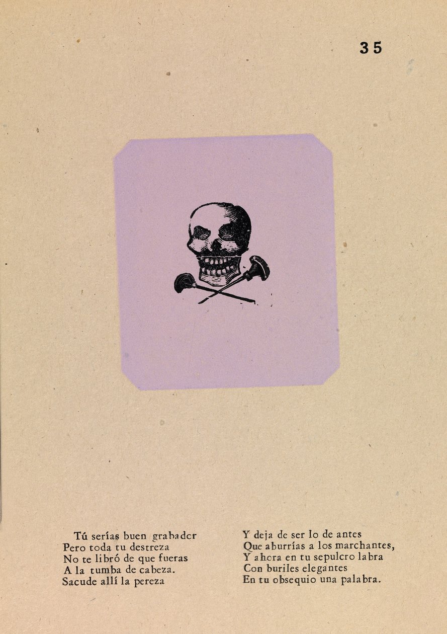 Calavera do gravador de José Guadalupe Posada