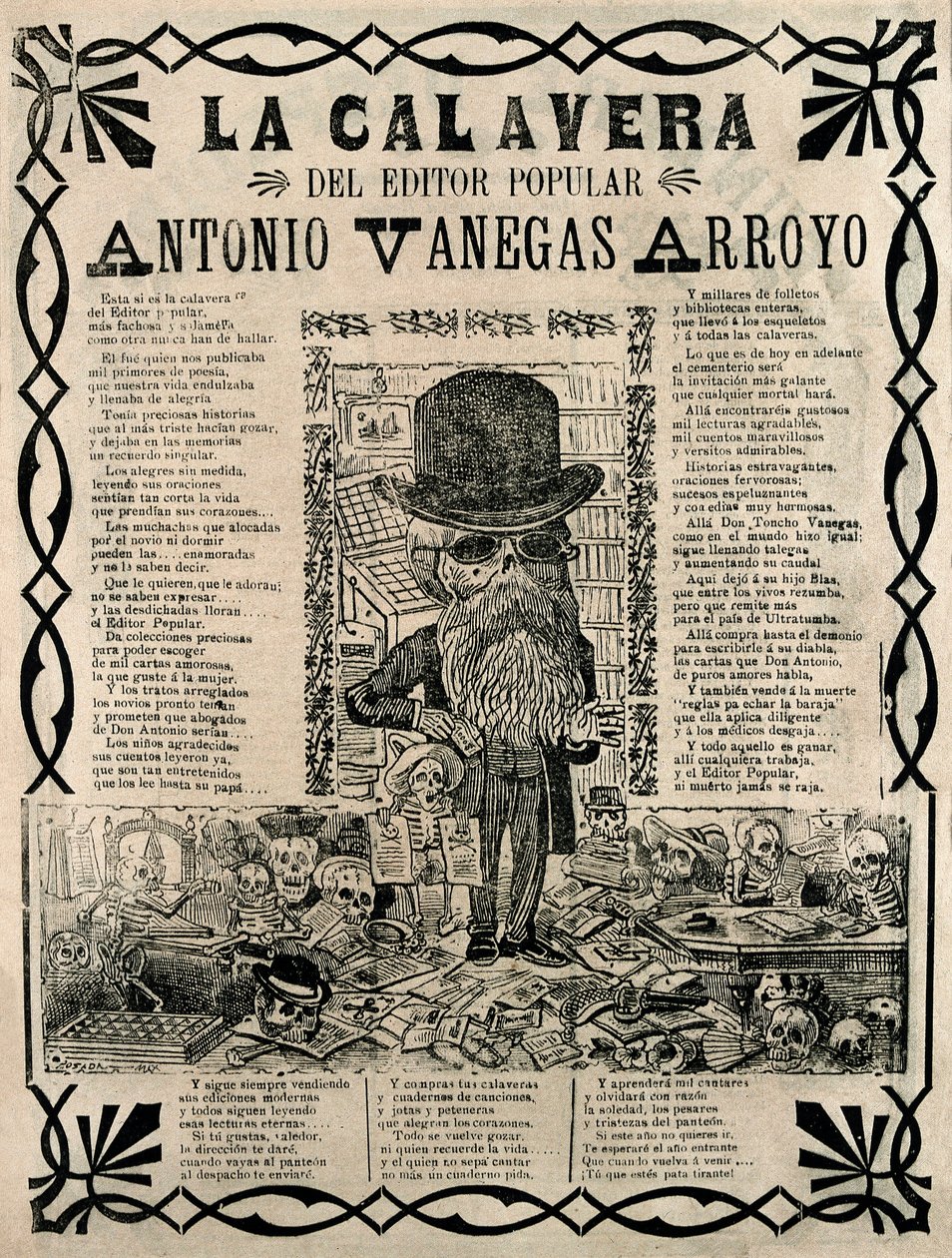 Gravura popular de Jose Guadalupe Posada de José Guadalupe Posada