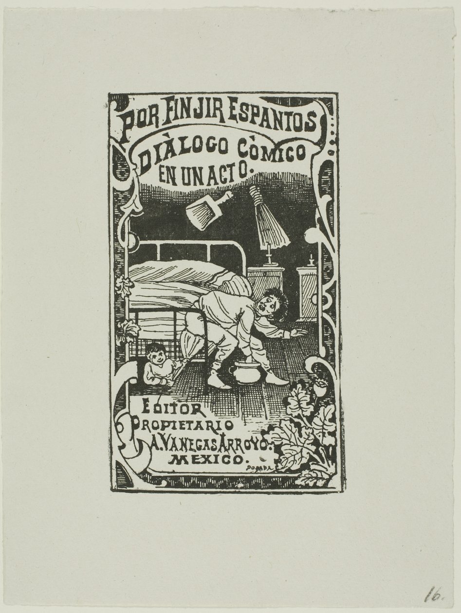 Fingindo ser fantasmas de José Guadalupe Posada