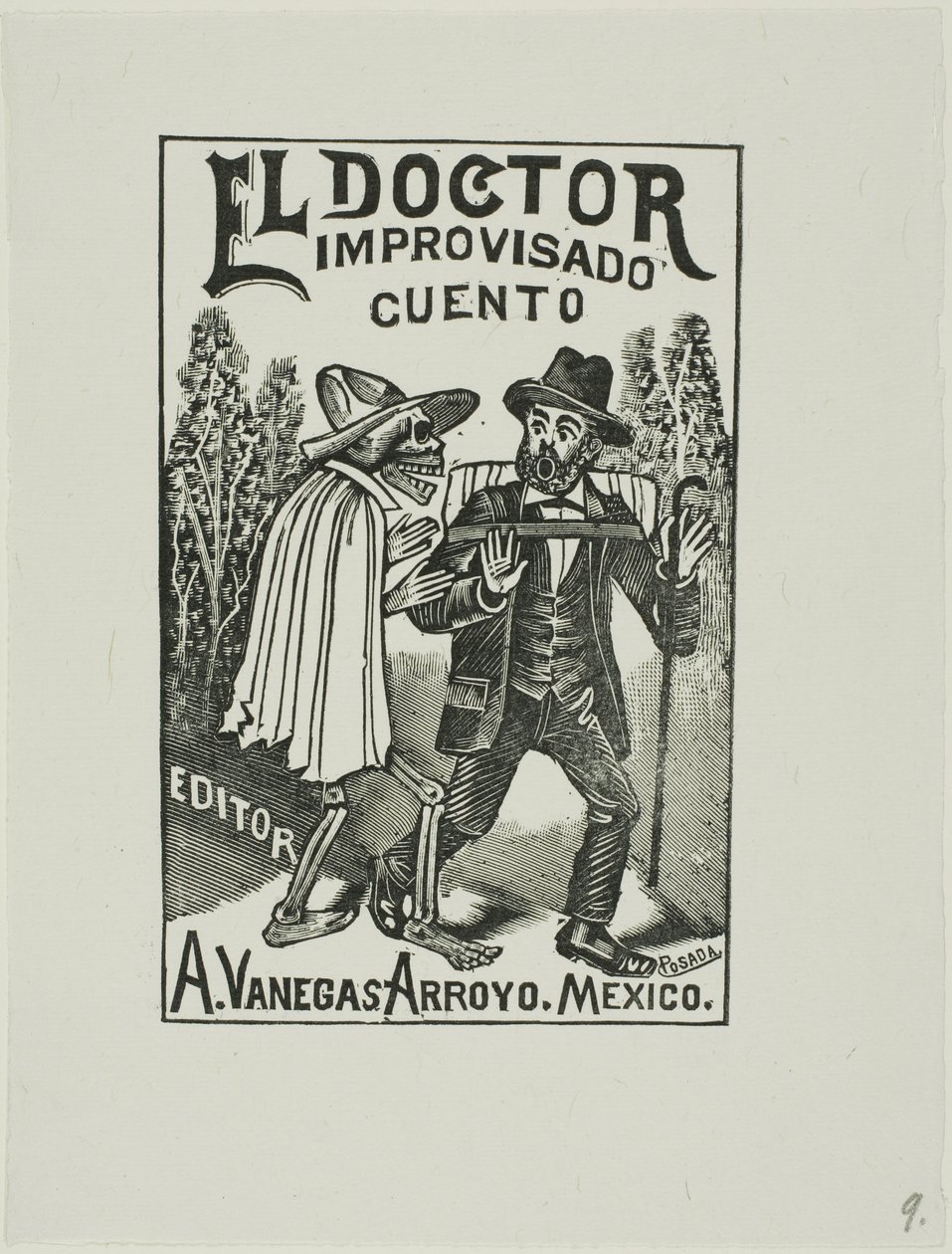 O médico improvisado de José Guadalupe Posada