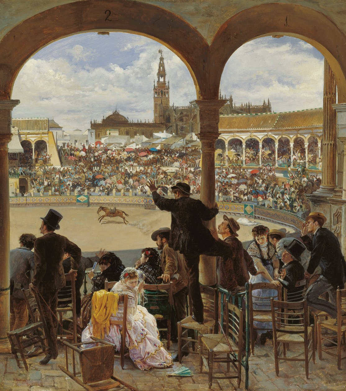 Um passe na praça de touros de José Jiménez Aranda