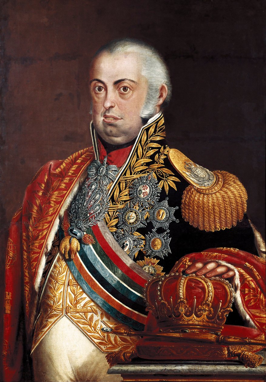 Retrato de João VI de Portugal, João VI chamado o Clemente (1767-1826) de José Leandro de Carvalho