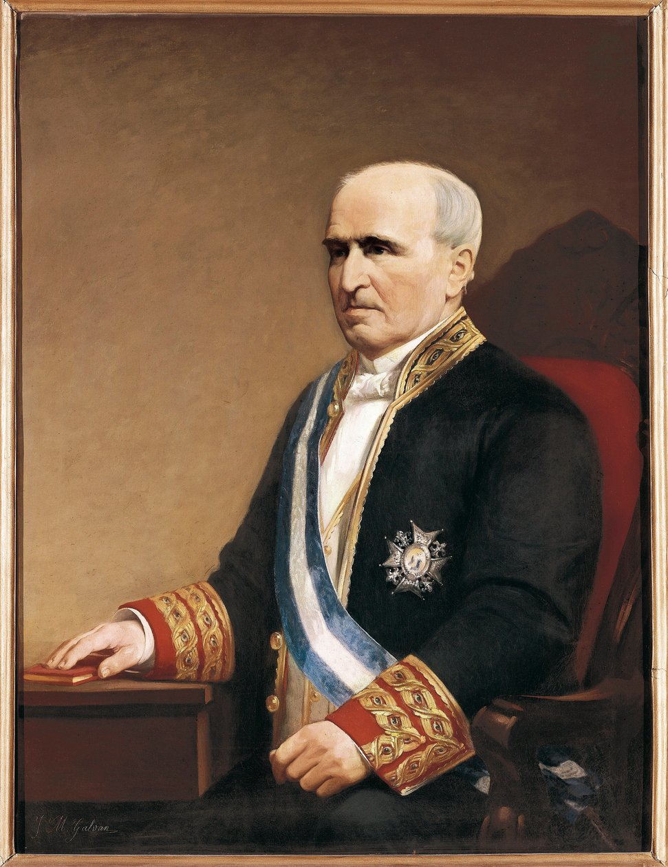 Retrato do político Francisco Santa Cruz de José María Galván y Candela