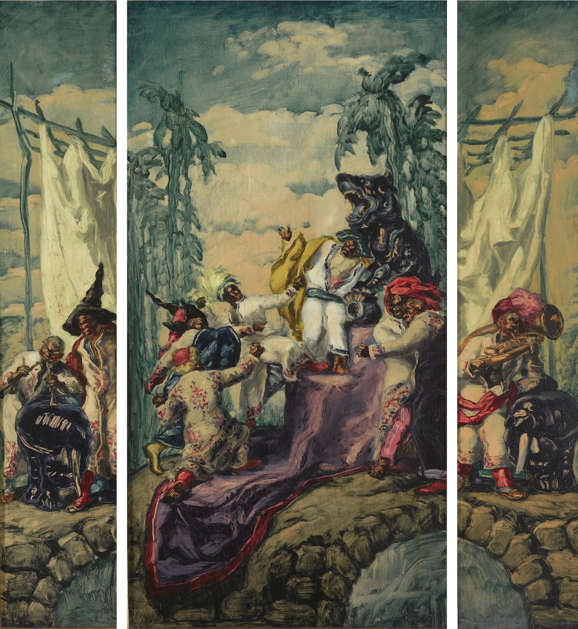 Verão - Tríptico da África, 1917-1918 de José María Sert