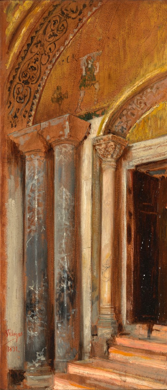 Porta San Marco, Veneza, 1891. de José Villegas Cordero