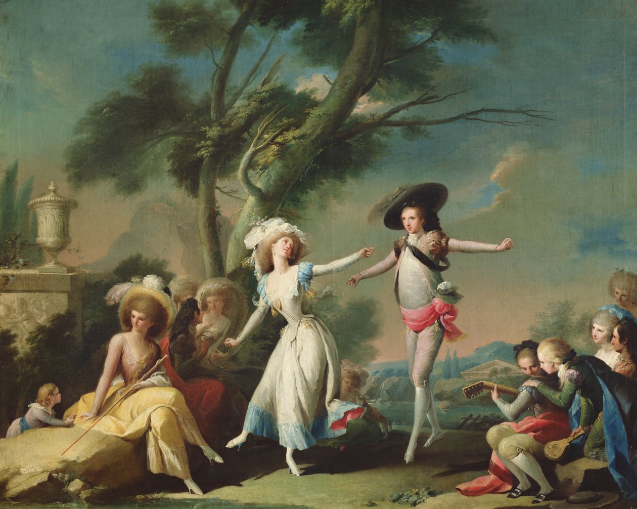Dançando o Bolero, 1790 de Jose Camaron