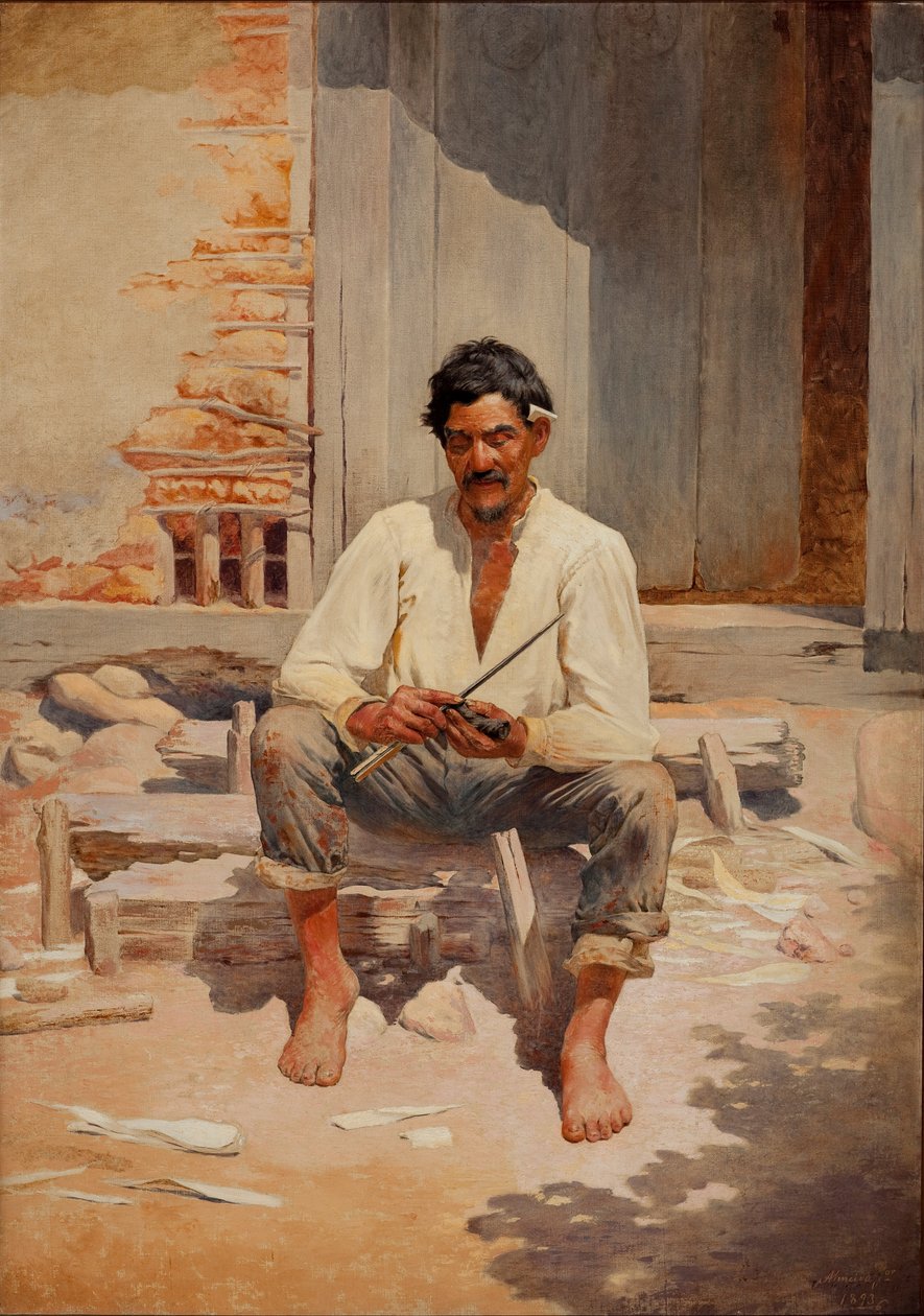 Portuguese: Caipira Picando FumoCaipira Cutting Tobacco  de Jose Ferraz Almeida de Junior