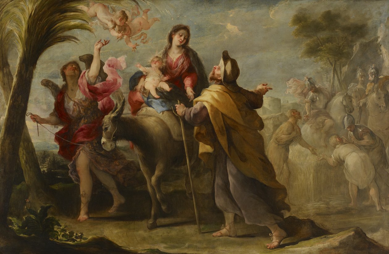 A fuga para o Egito, 1669 de Jose Moreno