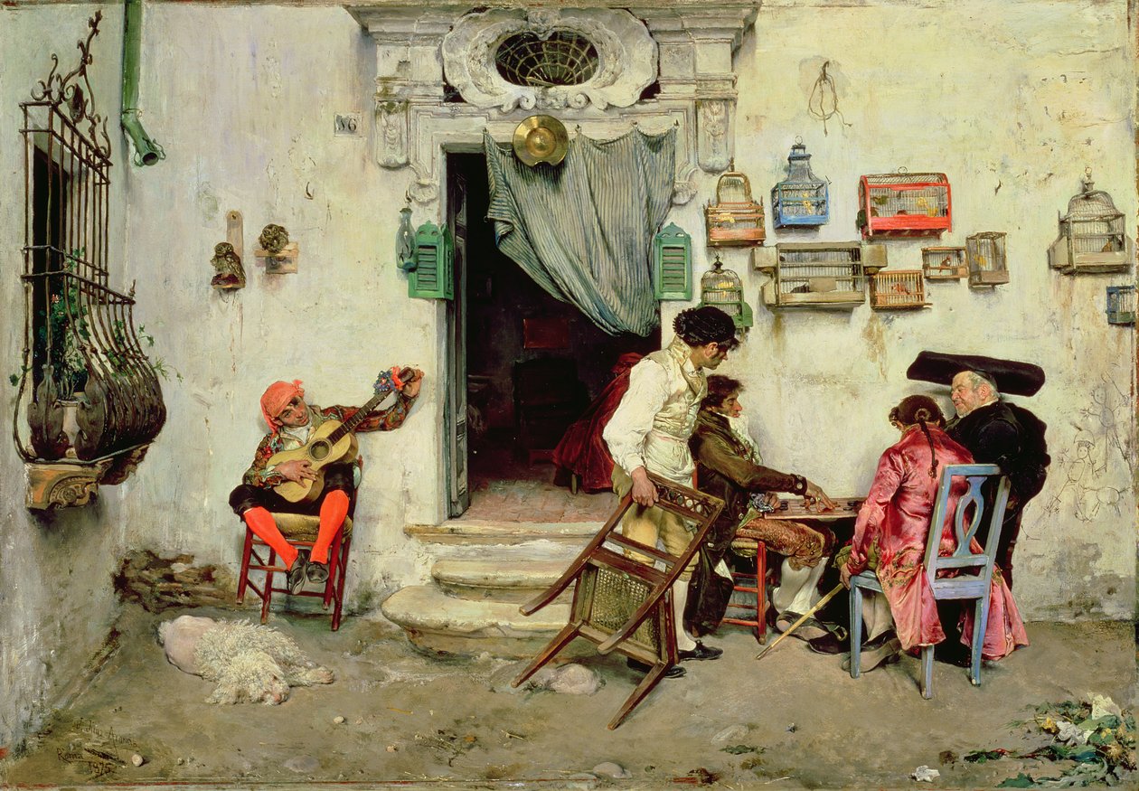 Loja de Figaro, 1875 de Jose Jimenes Aranda